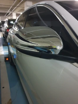 Auto Chrome atpakaļskata durvju ārējie sānu spoguļi aptver klp apdares muguru Jaguar XF XFR 2009+, XK/XKR 2010+