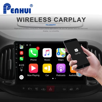 Auto DVD FIAT 500 L (2012-2017) Auto Radio Multimediju Video Atskaņotājs Navigācija GPS Android10.0 Double Din