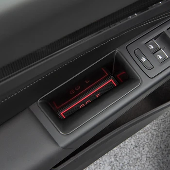 Auto Durvis, roku Balsts, Uzglabāšanas Mucu Durvju Rokturi Trauka Turētājs Box VW Golf 8 MK8 Piederumi 2020 2021