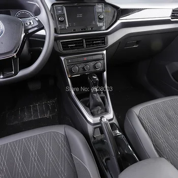 Auto Konsole, Gaisa Ventilācijas Izvads Apdares Uzlīmes Apdares Rotāt Vāka Dizains par Volkswagen VW T-krustu, Tcross 2019 2020