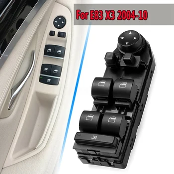 Auto Logu Pacēlāji Spoguļa Slēdzis Kontroles BMW X3 E83 61313414355