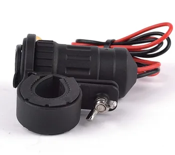Auto Lādētāja Adapteri 2.1 1A Automašīnas piepīpētāja 12-24V Kontaktligzdas Strāvas Ligzda Jūras Motocikliem Dual USB Automašīnas Lādētājs 35