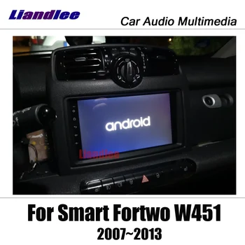 Auto Multimedia Player Android Smart Fortwo W451 2007-Radio Stereo Piederumi Video Carplay Kartes GPS Navigācijas DVD Nr.