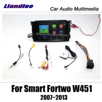 Auto Multimedia Player Android Smart Fortwo W451 2007-Radio Stereo Piederumi Video Carplay Kartes GPS Navigācijas DVD Nr.