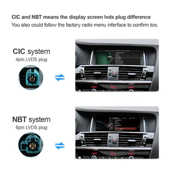 Auto Multimedia Player attiecībā uz BMW X3 F25 X4 F26 CIC NBT Sistēma Android 10.0 Autoradio Headunit Navigācija GPS 10.25 