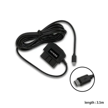 Auto OBD2 Uzlādes Kabeli USB Strāvas Adapteris ar Slēdzi, Pogu Vieglāks Power Box 3,5 metri ELM327 OBD2 Skeneris Diagnostikas Rīku