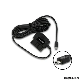 Auto OBD2 Uzlādes Kabeli USB Strāvas Adapteris ar Slēdzi, Pogu Vieglāks Power Box 3,5 metri ELM327 OBD2 Skeneris Diagnostikas Rīku
