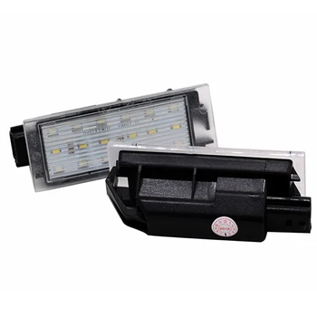 Auto Piederumi SUNKIA 2gab/set LED Licences Numura zīme 18# Augstas Kvalitātes SMD LED Nissan Interstar/NV400 Opel Movano