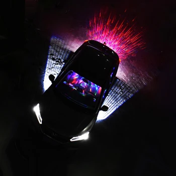 Auto Projektoru Lāzera Laipni durvis Aizmugurējie miglas Bremžu Pagrieziena Signāla numura zīme Meteoru Gaismu Dekoratīvās Atmosfēru Lampas