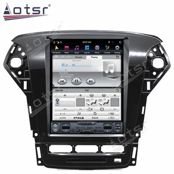 Auto Stereo Ford Mondeo MK4 2011. - 2013. gadam Tesla Stils Android 9.0 4G+128G Radio Multimediju GPS Navigācijas DVD Atskaņotājs PX6 Carplay