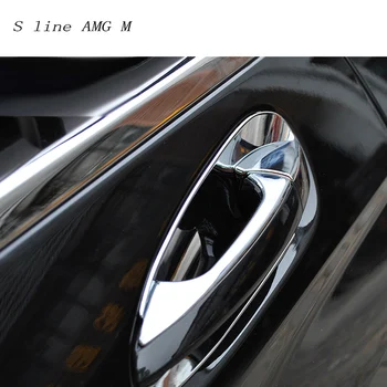 Auto Stils For Mercedes Benz E class W212 W204 Ārējo Durvju Bļodā Un Rīkoties Aizsardzības Uzlīmes, Ietilpst Melns, auto Piederumi