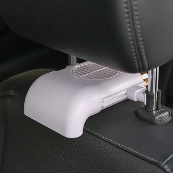 Auto Sēdeklis Dzesēšanas Atpakaļ Fan 3-Speed Koncentrēta Vēja Klusums Gale Dzesēšanas ABS Mini Auto aizmugures sēdekļa Gaisa Ventilācijas USB Dzesēšanas Ventilatoru TXTB1