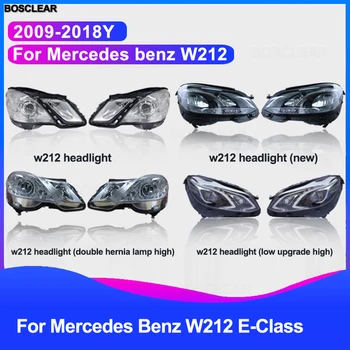 Auto lukturu For Mercedes Benz E class W211 E240 E200 E280 W212 E180 E200L E260L E300 lukturi Hid Xenon Gaismas Objektīvs Led Asaru Acs