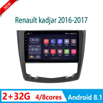 Auto radio Renault Kadjar 2016 2017 NP300 DVD Atskaņotājs, multimediju sistēmas GPS navigator esmu SWC 2.5 D spoguļa saites, 1 din Android
