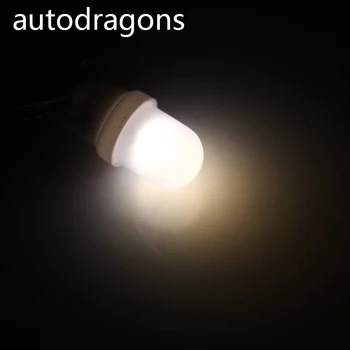 Autodragons 100*mix dzeltenā krāsa pinball led spuldzes gaismas AC/DC 6.3 volt 194 555 pinball mašīnas daļa, kas nav gara, nav mirgošanas