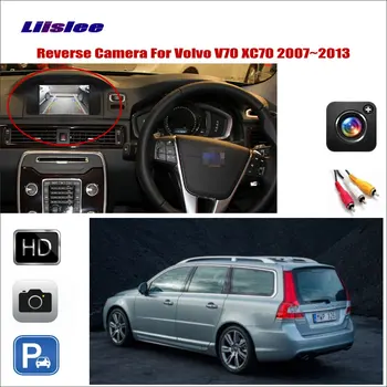 Automašīnas Atpakaļskata Atpakaļgaitas Kamera Volvo V70/XC70 2007. - 2013. gadam Sākotnējo Rūpnīcas Ekrānu RCA AUTO HD CCD SONY III CAM