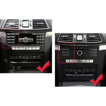Automašīnas Centrālā Gaisa Kondicionēšanas iekārta, CD Rāmja Apdare Uzlīme Apdare Priekš Mercedes Benz E Class Coupe W207 C207-16 Piederumi