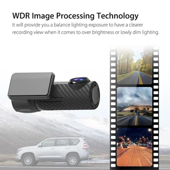 Automašīnas DVR Kamera Dash Cam Mini WIFIDigital Sekretāra Video Ieraksti DashCam Auto Videokamera Bezvadu DVR APP Monitors Auto Melnā Kaste