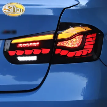 Automašīnas LED Aizmugurējie Gaismas Taillight BMW F30 F35 320i 328i 2013 - 2019 Aizmugurējais Miglas Lukturis + Bremžu Lukturis + Reverse + Dinamiskā Pagriezienu Signālu