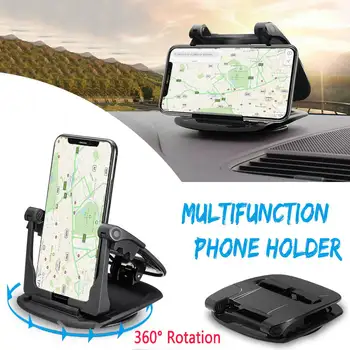 Automašīnas Paneļa piesūcekni, Auto Telefona Turētājs, Spīles Car Mount Holder 360 Grādu Rotācijas 3.5-6.5 Collu Smart Tālrunis iPhone 11