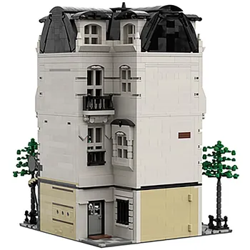 Autors Klasisko Arhitektūras Veikals Modeli, Celtniecības Bloki Pilsētas Street View Sērijas Ķieģeļu DIY Bērnu Rotaļlietas Bērniem Dāvanas