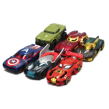 AvengerToys Set 6 Automašīnām KARSTAS Uguns, Riteņu Mini 1: 64 Modeļa Inerci Kabatas Sakausējuma Mazo Sporta Auto Zēns Dzimšanas dienas Dāvana