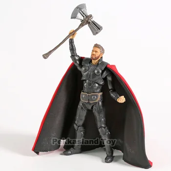 Avengers Infinity Kara Thor PVC Rīcības Attēls Kolekcionējamus Modelis Rotaļlietas