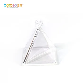 B611 bezmaksas piegāde 25 grami Dažādu krāsu Piramīda balona svars 6pcs