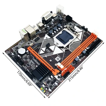 B85-M2 LGA1150 M-ATX Mātesplates Atbalstīs Integrētās Grafikas Karte, VGA, HDMI, DVI SATA3 HDD M. 2 NVME SSD DDR3