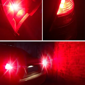 BA15S 1156 P21W S25 1157 3030 18 LED Krelles Automašīnas Bremžu Gaismas 2gab Pagrieziena Signāla Spuldzes Auto Astes Gaismas Miglas Lukturi Atpakaļgaitas Spuldze