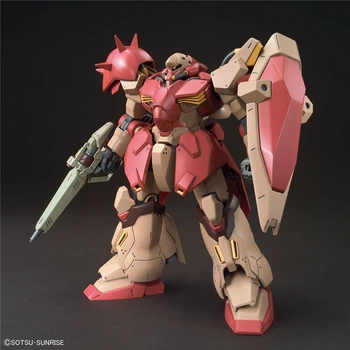 BANDAI Gundam HGUC 233 1/144 Me02R-F01 MESSER TIPA F01 modelis bērniem samontēti Robotu Anime rīcības attēls rotaļlietas