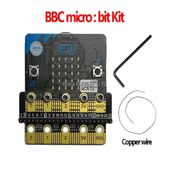 BBC micro:mazliet Bluetooth Flash Cortex-M0 Kabatas izmēra Datoru, bērniem, iesācējiem apgūt python ar GPIO izplešanās valdes sākt