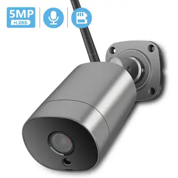 BESDER H. 265 iCSee IP 5MP Kamera, WiFi, divvirzienu Audio Vandal-proof Āra Drošības Kameru P2P Kustības Atklātu Bezvadu Kamera ONVIF