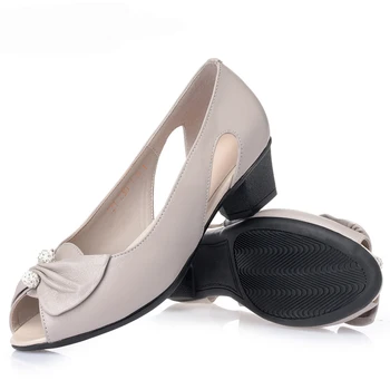 BEYARNE Īstas Ādas sieviete kurpes sandales. tauriņš-mezgls & crystal ,zemiem papēžiem un ērts, stilīgs modes vienkāršība