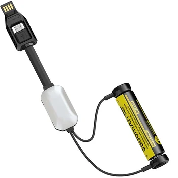 BEZMAKSAS PIEGĀDE Nitecore LC10 Portatīvo Magnētisko USB Lādētāja Jauda Banka Bez Akumulatora Enerģijas Smart Gandrīz Visu Veidu Li-ion Akumulators