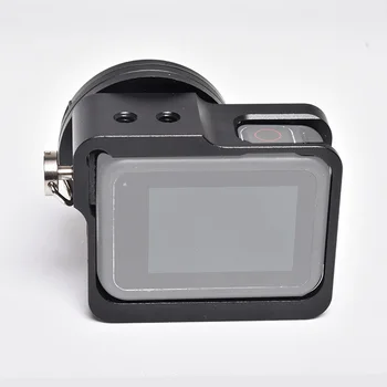 BGNing Korpusa Apvalks CNC Alumīnija Sakausējuma Aizsardzības Būrī ar 52mm UV Objektīva Filtru GoPro HERO 8 Rīcības Kameru Piederumi