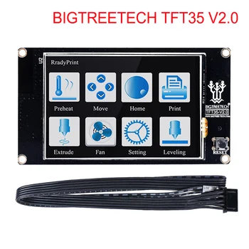 BIGTREETECH TFT35 V2.0 Touch Screen Smart Controller Displejs 3.5 collu Touch Screen, Lai SKR V1.3 MKS Gen V1.4 3D Printera Daļas