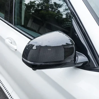 BMW X3 X4 G01 G02 2018 2019 Auto Piederumi Spīdīgi Melni Ārējie Sānu Atpakaļskata Atpakaļskata Spoguļa Vāciņš Caps Apdares Uzlīme JAUNAS