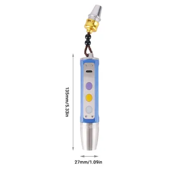 BORUiT 365nm UV XP-G2 LED Ekspertu Jade Lukturīti 4-Režīmu Ūdensizturīgs lāpveida-C Uzlādējams Laternu par JewelryAppraisal