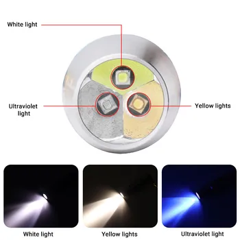 BORUiT 365nm UV XP-G2 LED Ekspertu Jade Lukturīti 4-Režīmu Ūdensizturīgs lāpveida-C Uzlādējams Laternu par JewelryAppraisal