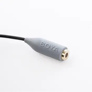 BOYA AR-CIP2 3.5 mm TRRS TRS Mikrofona Kabeļa Adapteris iPad un iPod Touch, iPhone un Android Viedtālrunis Mic Piederumi