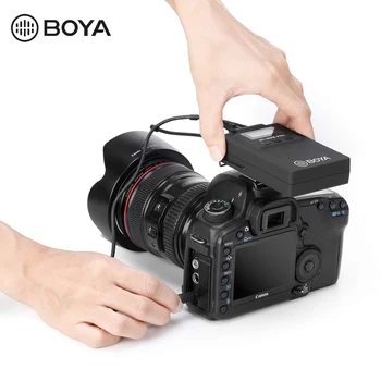 BOYA AR-WM8 Pro UHF Mikrofons Kondensatora Bezvadu Mikrofons Mikrofons Audio Video ierakstītāja Uztvērējs Canon Nikon Sony Kamera