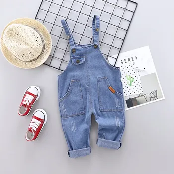 Baby Boy Apģērbs Rudens Bērni (dungriņi), Bērnu Bikses, Kokvilnas Cietā Modeli Džinsa Bikses Pavasara Bikses