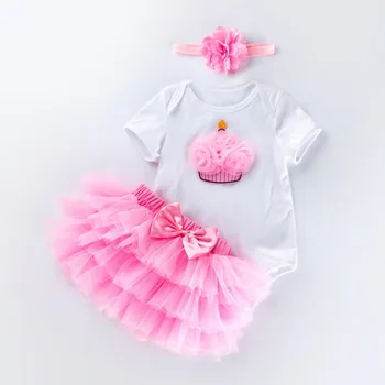 Baby Meitenes Dzimšanas diena Apģērbs, Tā Mana Dzimšanas diena Iespiesti Tutu Kleitu par Mazuļa 2 Gadu Dzimšanas dienas Tilla Kleita