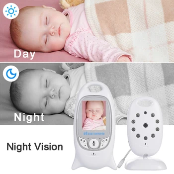 Baby Monitor Bezvadu Video 2,0 collu 2 Veidu Runāt, Bērnu Aukle akumulatora Kamera Nakts Redzamības Temperatūras Uzraudzība ar 8 Šūpuļdziesma