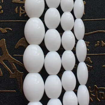 Balta porcelāna agates 5-20mm Ovālas pērles ,Vairumtirdzniecība DIY Juvelierizstrādājumu Bezmaksas Piegāde !