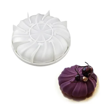 Baltā 3D, Ķirbju formas Silikona Kūku Cepšanas Veidnē šokolādes Uzpūtenis Maizes Pudiņš Ziepes kūka Dekorēšanas Instrumentiem