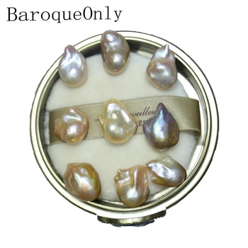 BaroqueOnly jauktas krāsas milzīga izmēra baroka pērle dabīgo saldūdens pērli par diy kaklarota jewlry pieņemšanas meteorītu sērija BB