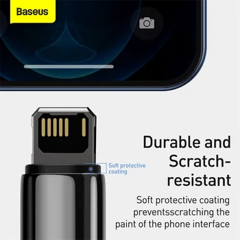Baseus USB Kabelis Priekš iPhone 12 pro max 11 X XS Datu Kabeli, Ātra Uzlāde iPhone 8 7 6 6s plus iPad Vadu Mobilo Lādētāju Kabeļi