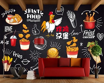 Beibehang Klasisks stereo papel de parede 3d tapetes tāfeli roku sagatavots cepta vistas bürger gardēdis pārtikas kartupeļi fona